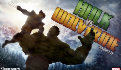 Hulk vs Wolverine Maquette